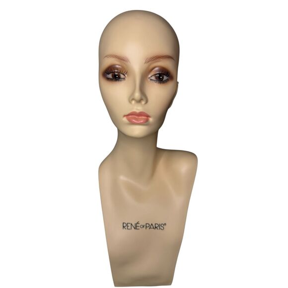 Vintage Rene of Paris Fiberglass Mannequin Head for Wigs Hats Cosmetology 20” - Picture 1 of 6